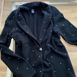 Jones New York Signature Blazer Style Sweater